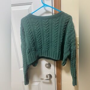 Lot of 4 Arizona Jean Co Cropped Cable Knit Sweaters XL Chenille Multi-Color